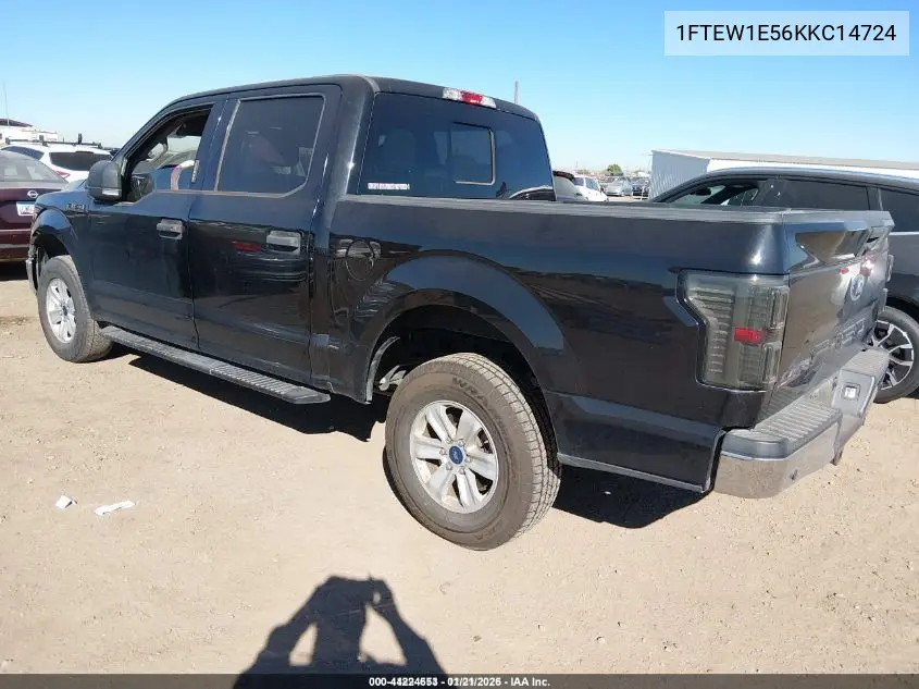 1FTEW1E56KKC14724 2019 Ford F-150 Xlt