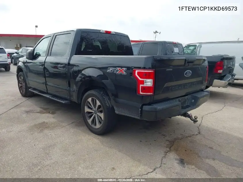 1FTEW1CP1KKD69573 2019 Ford F-150 Xl