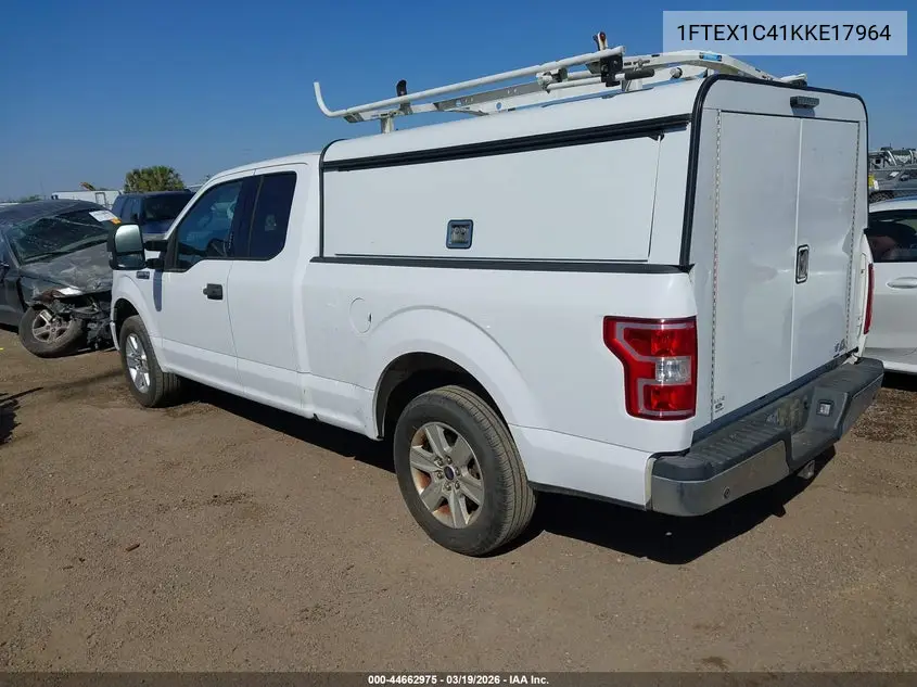 1FTEX1C41KKE17964 2019 Ford F-150 Xlt