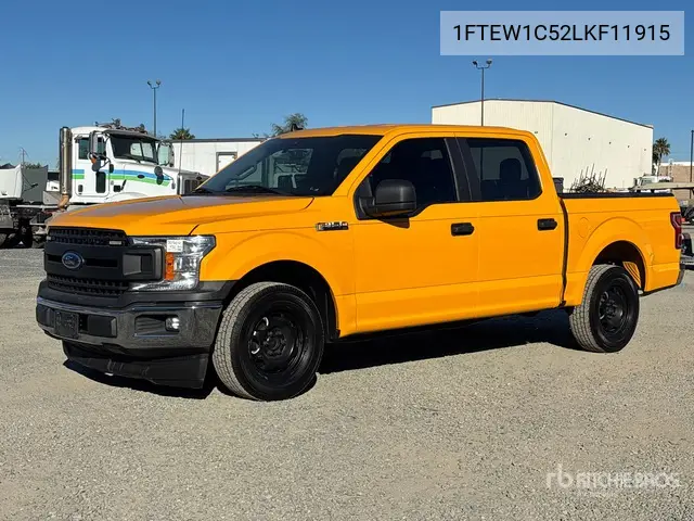 1FTEW1C52LKF11915 2020 Ford F-150 2020 Ford F-150 Xl 4X2 Crew Cab Pickup