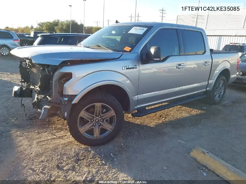 1FTEW1C42LKE35085 2020 Ford F-150 Xlt