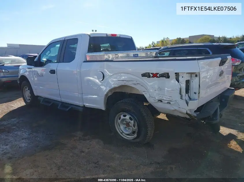 1FTFX1E54LKE07506 2020 Ford F-150 Xl