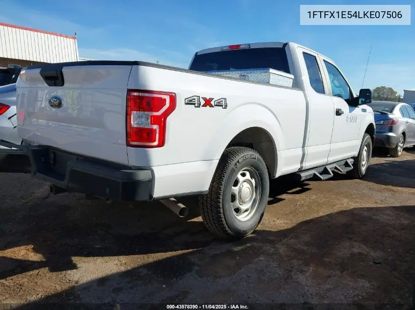 1FTFX1E54LKE07506 2020 Ford F-150 Xl