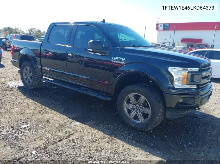 1FTEW1E46LKD64373 2020 Ford F-150 Xlt