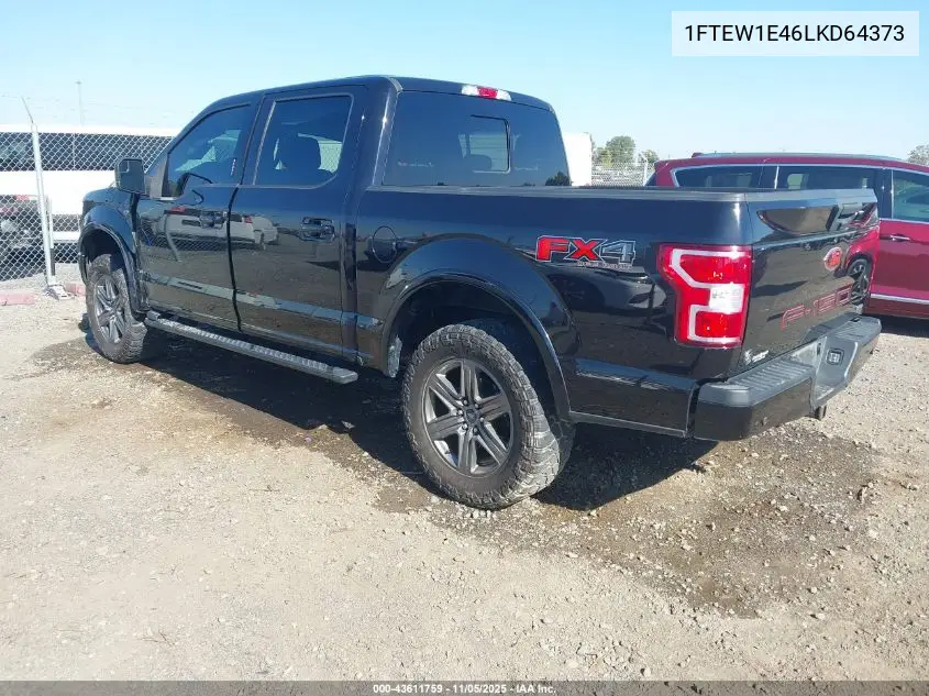 1FTEW1E46LKD64373 2020 Ford F-150 Xlt