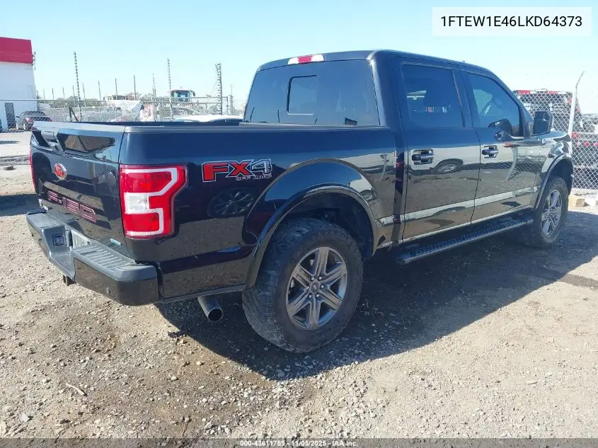1FTEW1E46LKD64373 2020 Ford F-150 Xlt