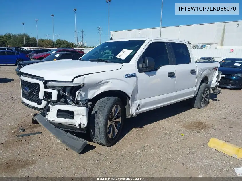 1FTEW1CP7LKD56070 2020 Ford F-150 Xl