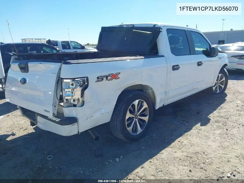 1FTEW1CP7LKD56070 2020 Ford F-150 Xl