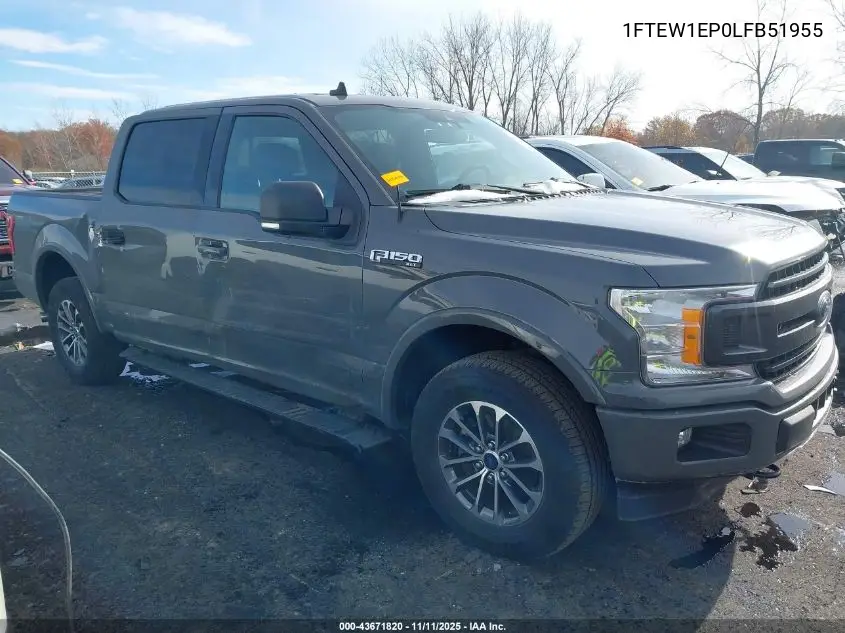 1FTEW1EP0LFB51955 2020 Ford F-150 Xlt