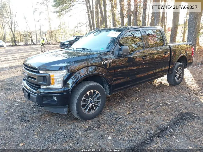 1FTEW1E43LFA69837 2020 Ford F-150 Xlt