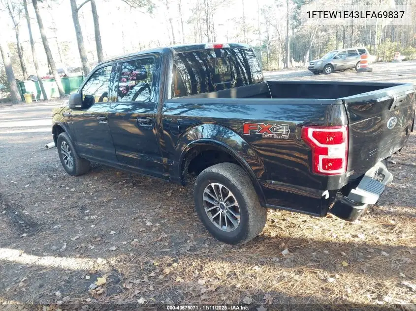 1FTEW1E43LFA69837 2020 Ford F-150 Xlt
