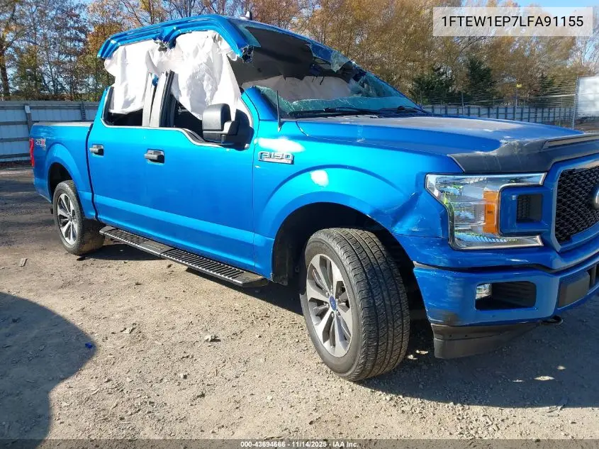 1FTEW1EP7LFA91155 2020 Ford F-150 Xl