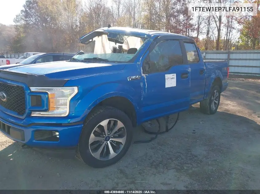 1FTEW1EP7LFA91155 2020 Ford F-150 Xl