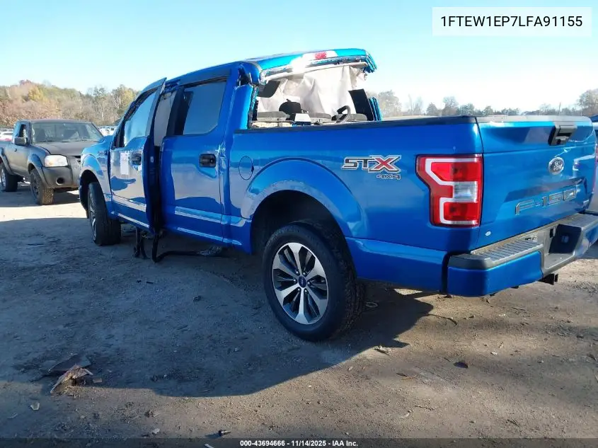 1FTEW1EP7LFA91155 2020 Ford F-150 Xl