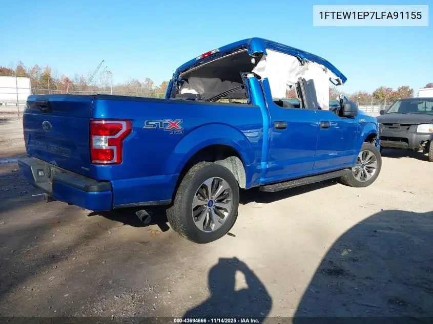 1FTEW1EP7LFA91155 2020 Ford F-150 Xl