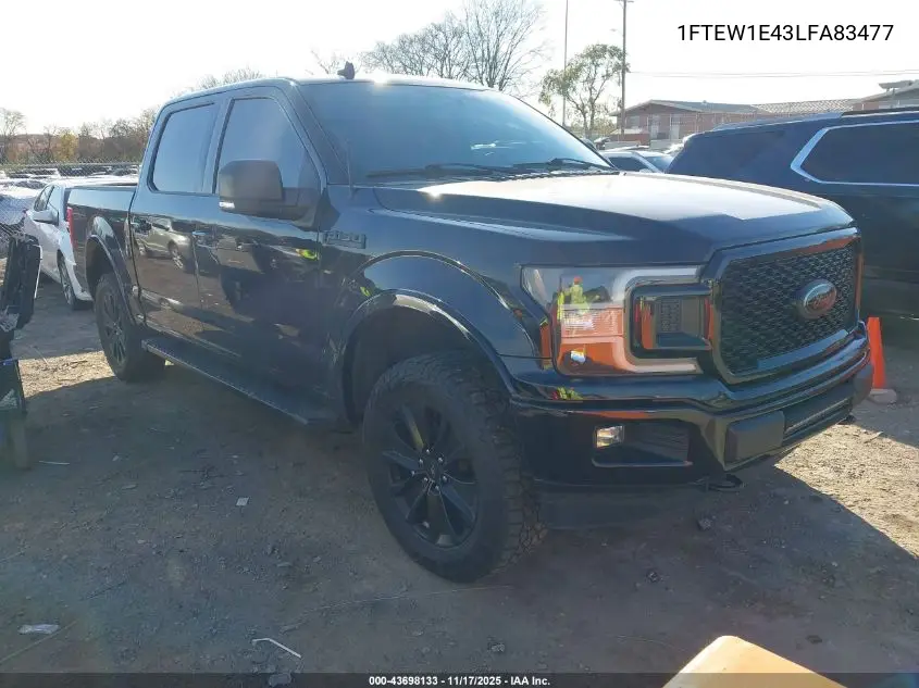 1FTEW1E43LFA83477 2020 Ford F-150 Xlt