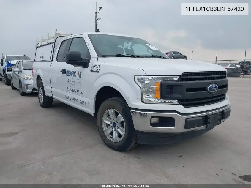 1FTEX1CB3LKF57420 2020 Ford F-150 Xl