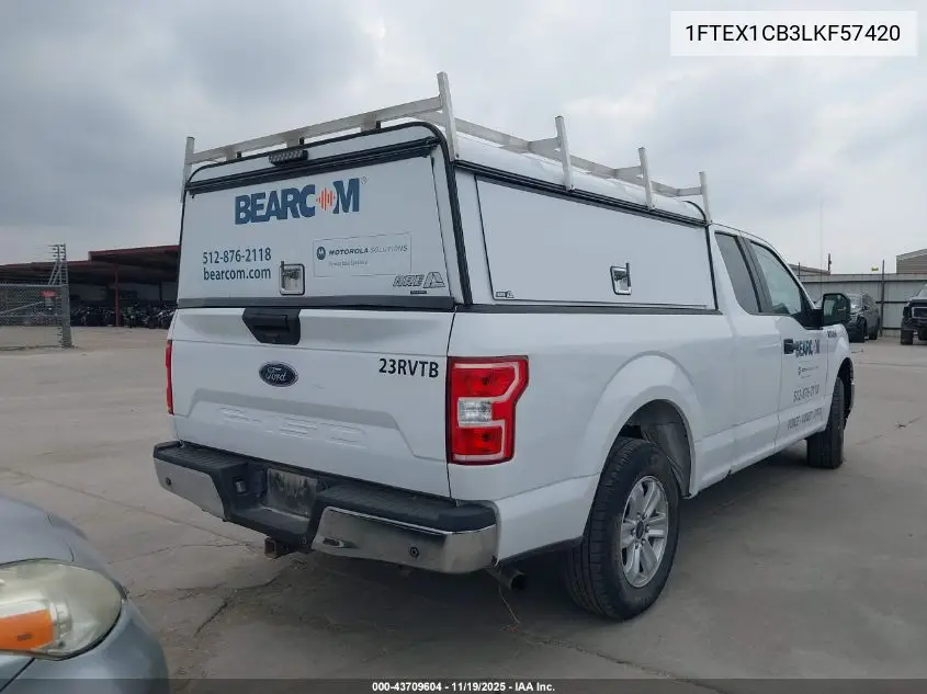 1FTEX1CB3LKF57420 2020 Ford F-150 Xl