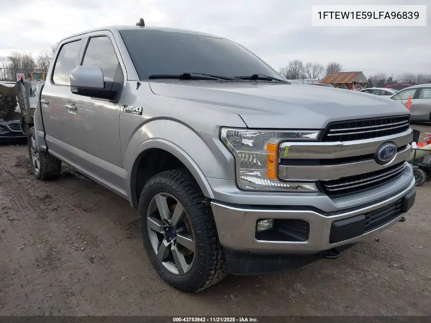 1FTEW1E59LFA96839 2020 Ford F-150 Lariat