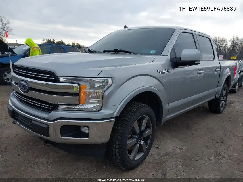 1FTEW1E59LFA96839 2020 Ford F-150 Lariat