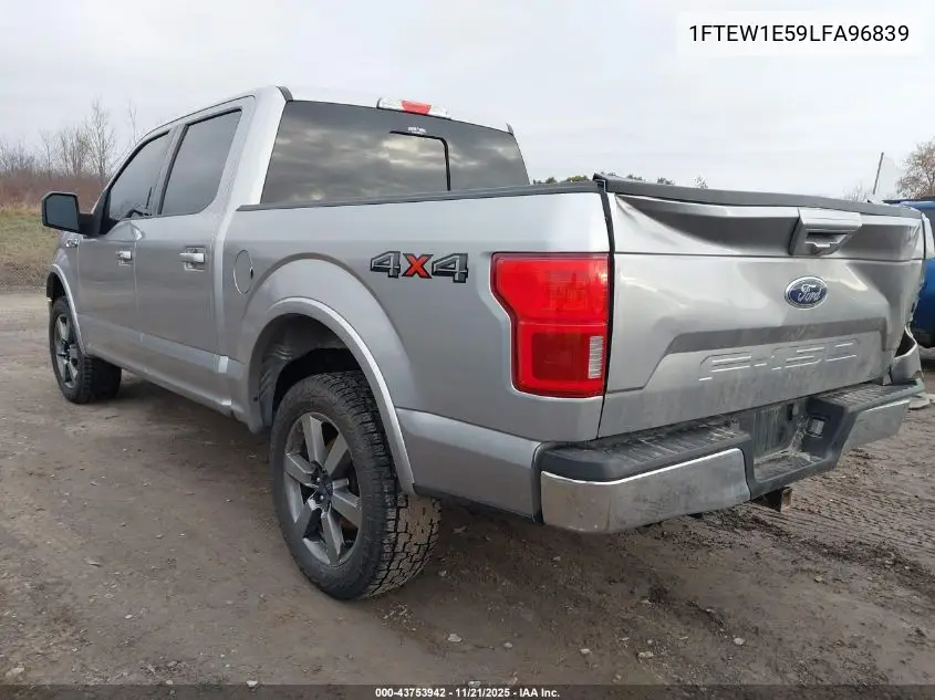 1FTEW1E59LFA96839 2020 Ford F-150 Lariat