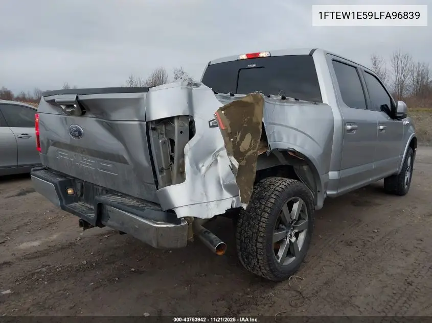 1FTEW1E59LFA96839 2020 Ford F-150 Lariat