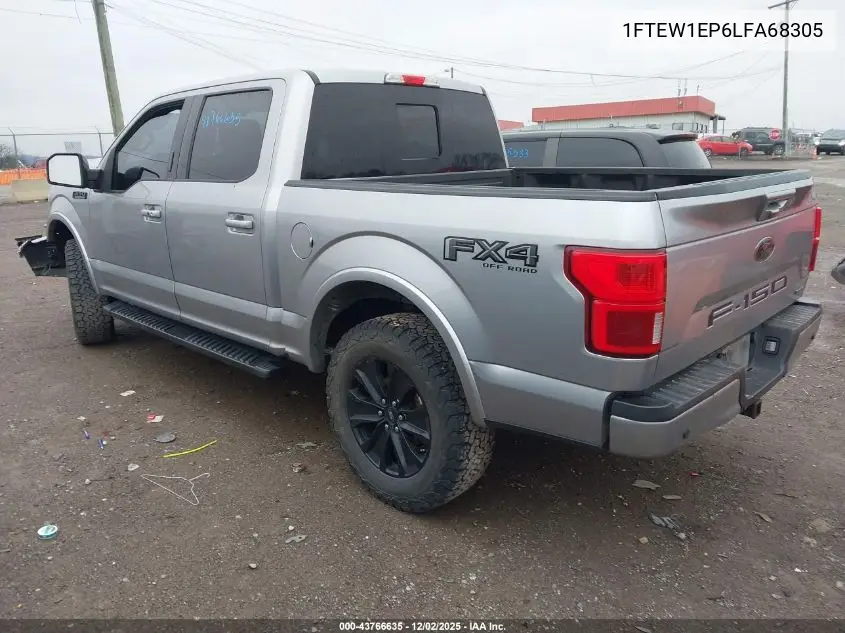 1FTEW1EP6LFA68305 2020 Ford F-150 Lariat