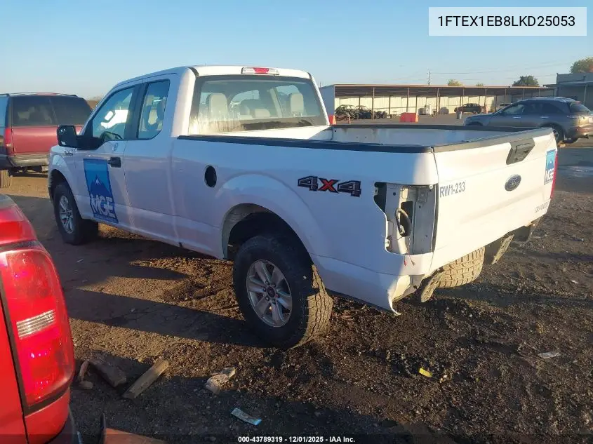 1FTEX1EB8LKD25053 2020 Ford F-150 Xl