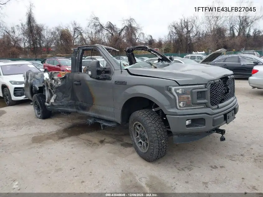 1FTFW1E43LFB27045 2020 Ford F-150 Xl