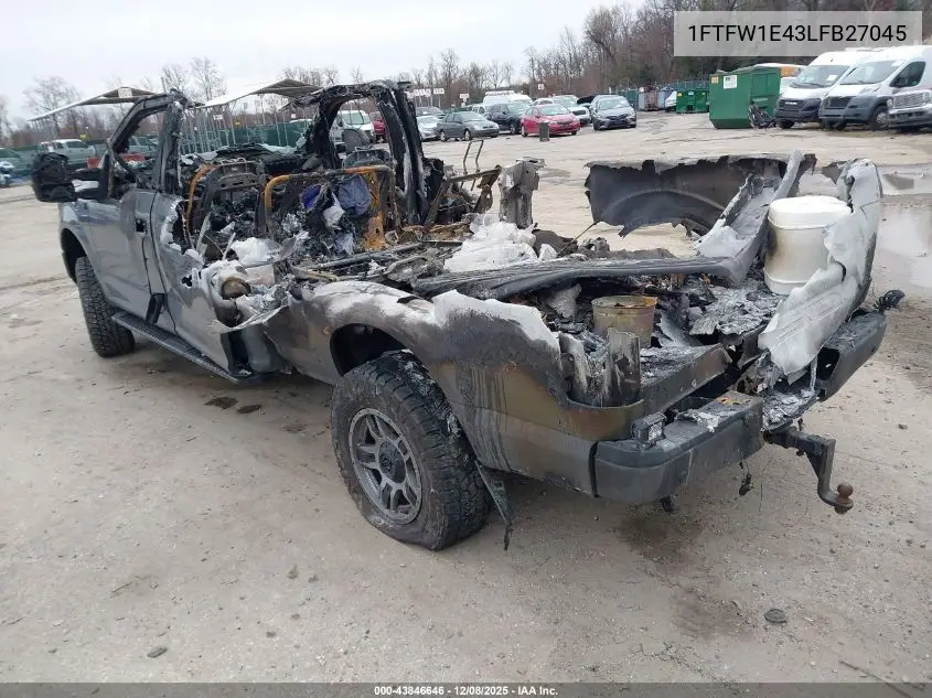 1FTFW1E43LFB27045 2020 Ford F-150 Xl