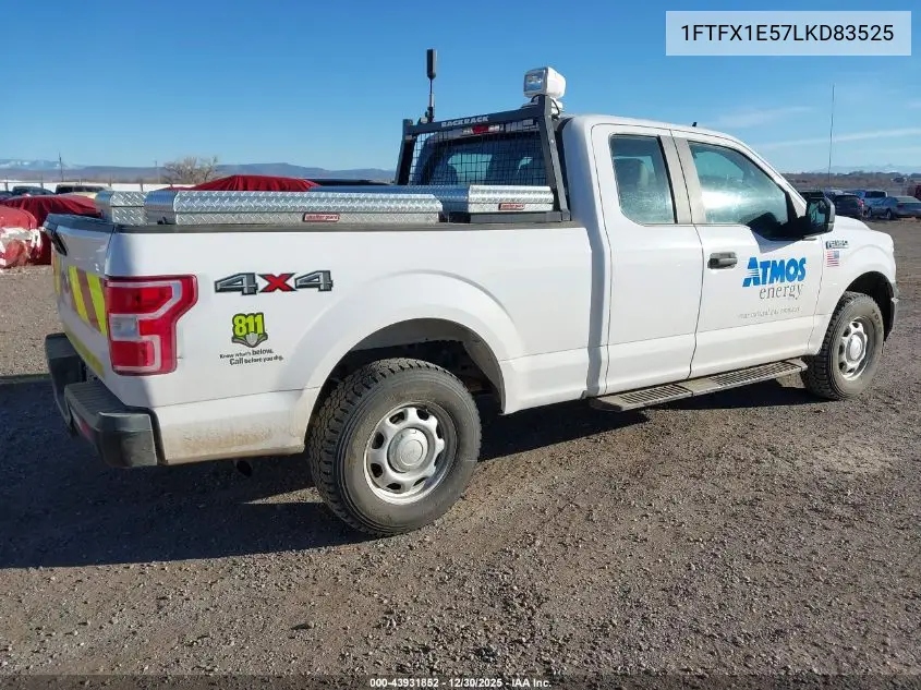 1FTFX1E57LKD83525 2020 Ford F-150 Xl
