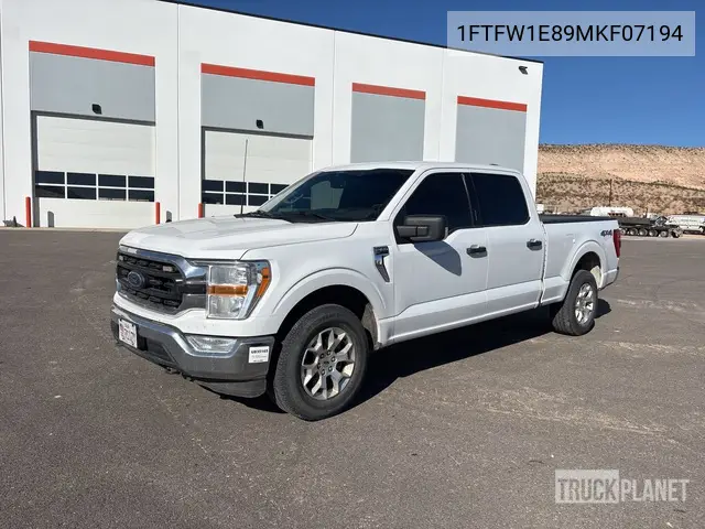 1FTFW1E89MKF07194 2021 Ford F-150 2021 Ford F-150 Xlt 4X4 Crew Cab Pickup