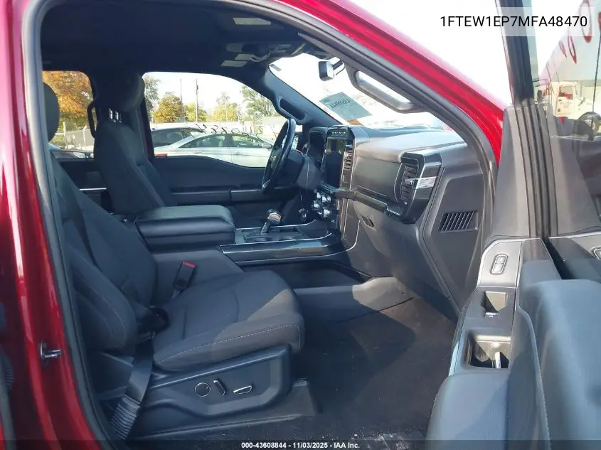 1FTEW1EP7MFA48470 2021 Ford F-150 Xlt