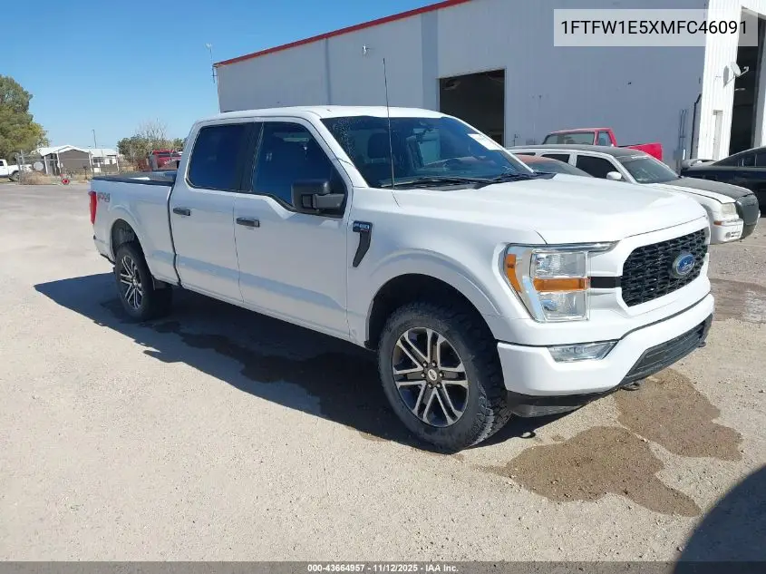 1FTFW1E5XMFC46091 2021 Ford F-150 Xl