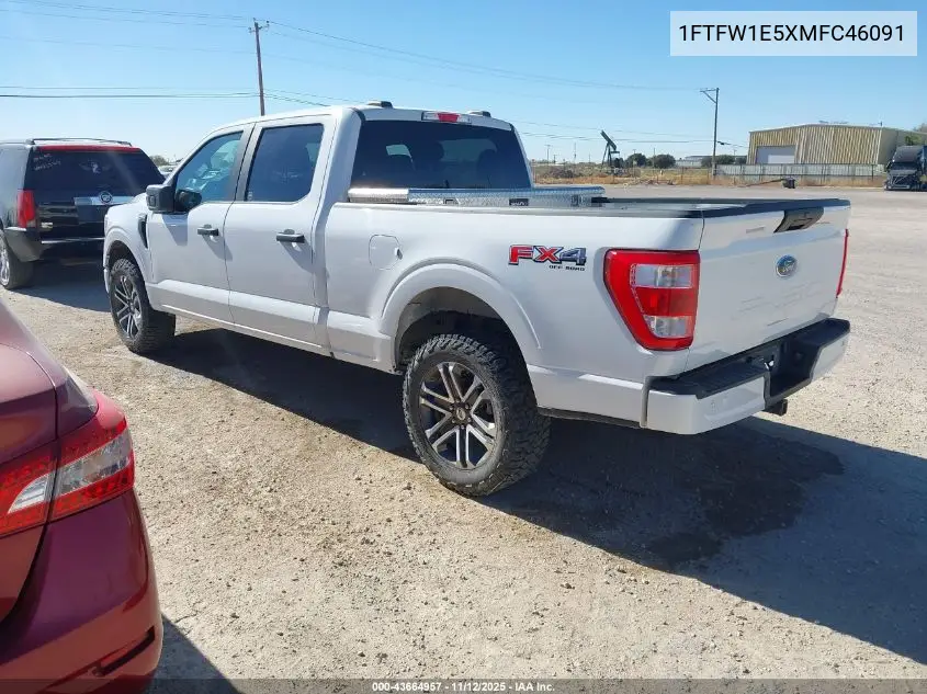 1FTFW1E5XMFC46091 2021 Ford F-150 Xl