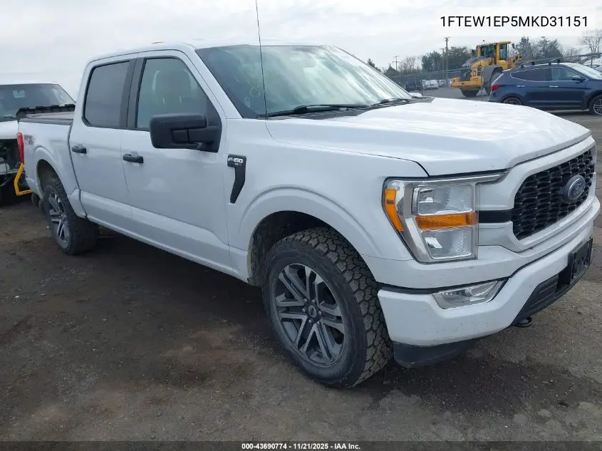 1FTEW1EP5MKD31151 2021 Ford F-150 Xl