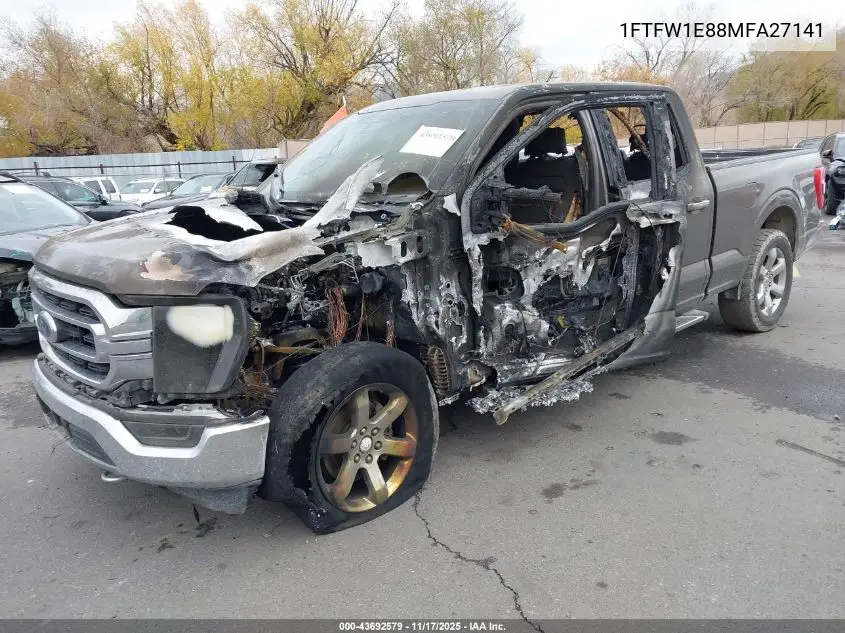 1FTFW1E88MFA27141 2021 Ford F-150 Xlt