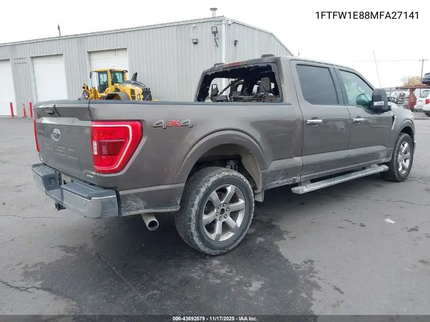 1FTFW1E88MFA27141 2021 Ford F-150 Xlt