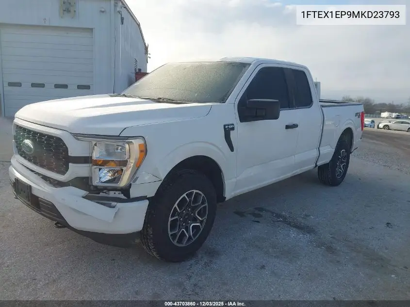 1FTEX1EP9MKD23793 2021 Ford F-150 Xl