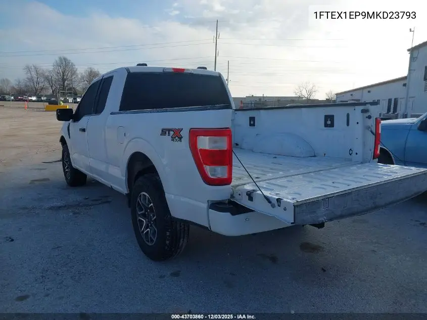 1FTEX1EP9MKD23793 2021 Ford F-150 Xl