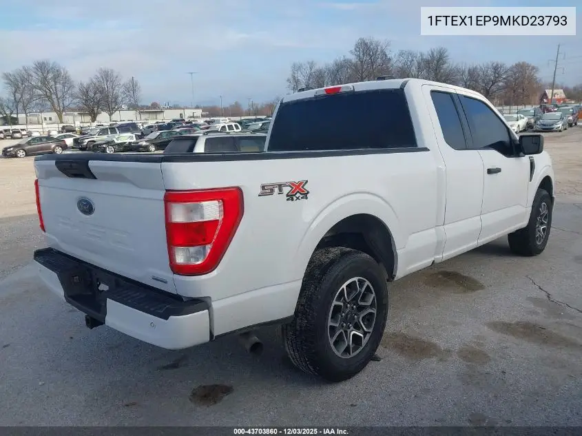1FTEX1EP9MKD23793 2021 Ford F-150 Xl
