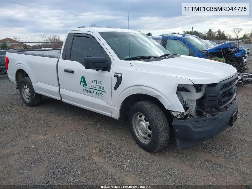 1FTMF1CB5MKD44775 2021 Ford F-150 Xl