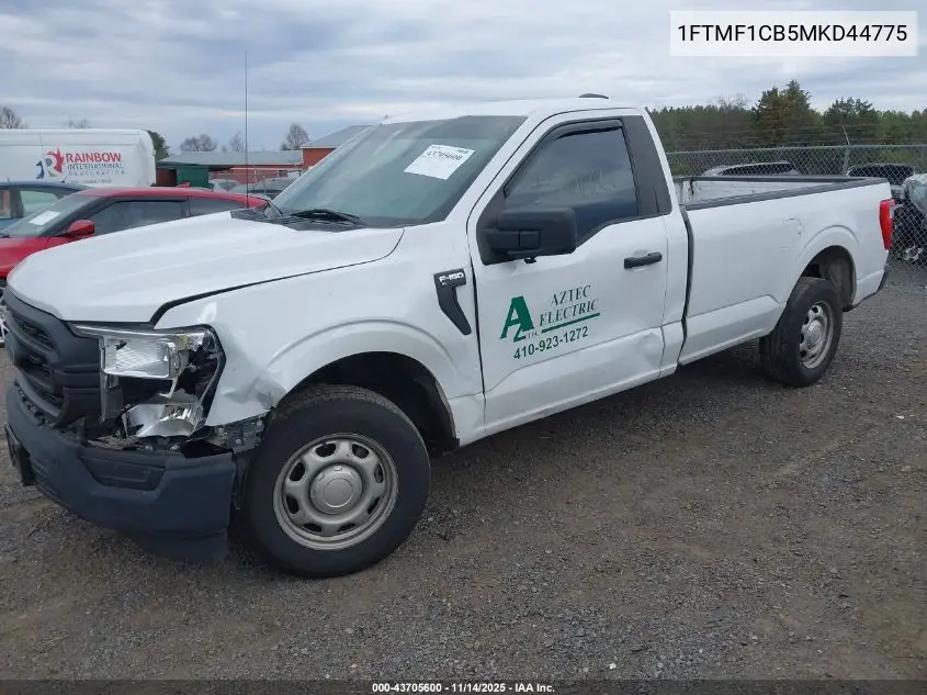 1FTMF1CB5MKD44775 2021 Ford F-150 Xl