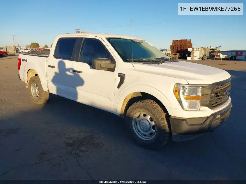 1FTEW1EB9MKE77265 2021 Ford F-150 Xl