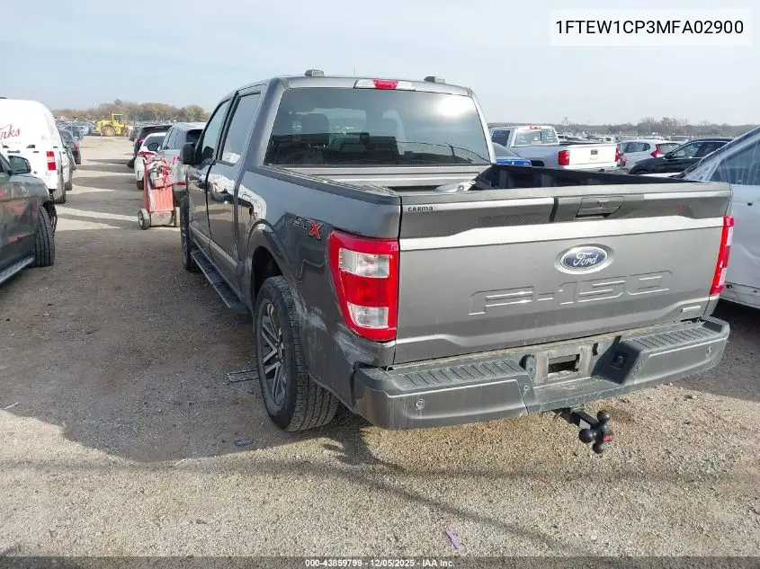1FTEW1CP3MFA02900 2021 Ford F-150 Xl