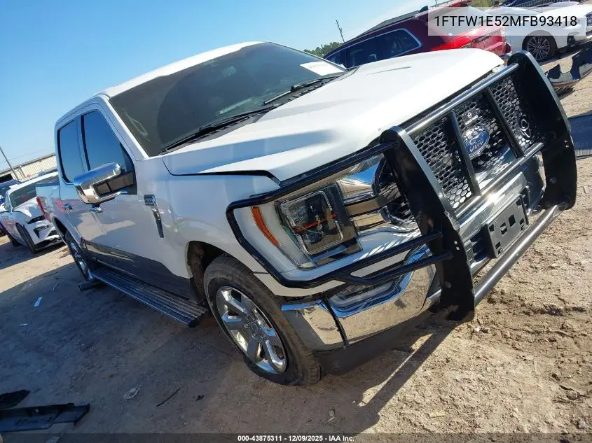 1FTFW1E52MFB93418 2021 Ford F-150 King Ranch