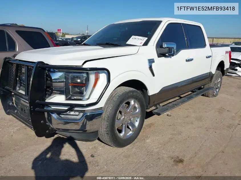 1FTFW1E52MFB93418 2021 Ford F-150 King Ranch