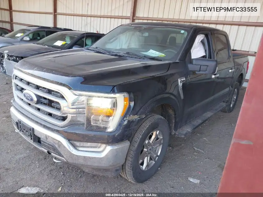 1FTEW1EP9MFC33555 2021 Ford F-150 Xlt