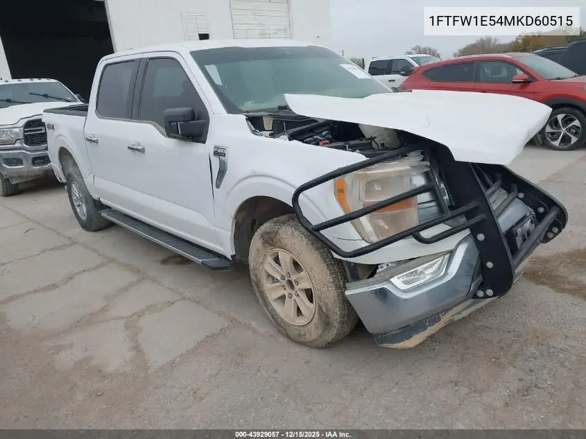 1FTFW1E54MKD60515 2021 Ford F-150 Xlt
