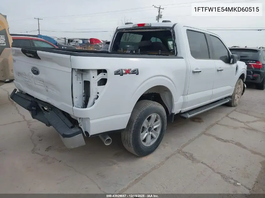 1FTFW1E54MKD60515 2021 Ford F-150 Xlt